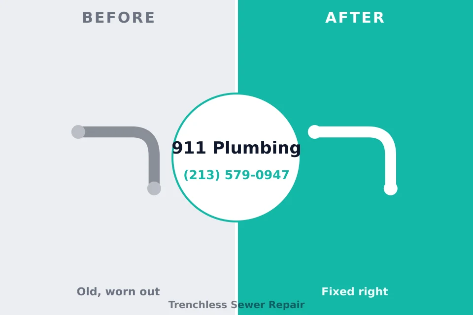 Before and after: plumbing repair Three Rivers, OR